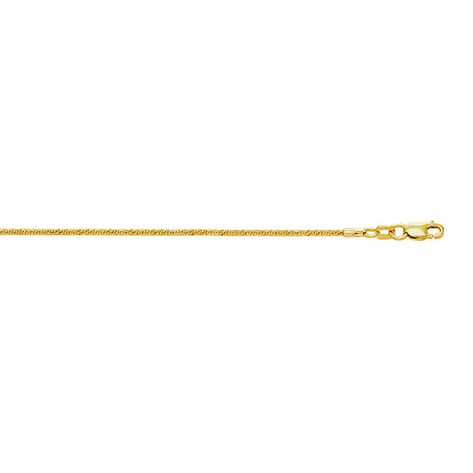 Royal Chain 10K Gold 1.5mm Sparkle Chain 025SC