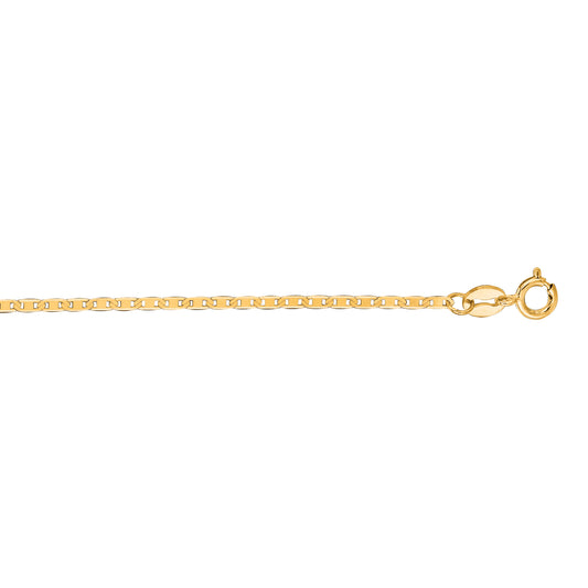 Royal Chain 10K Gold 1.2mm Mariner Chain 030M