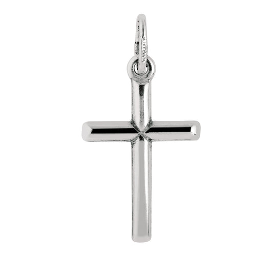Royal Chain Silver Small Tube Cross AGMD100