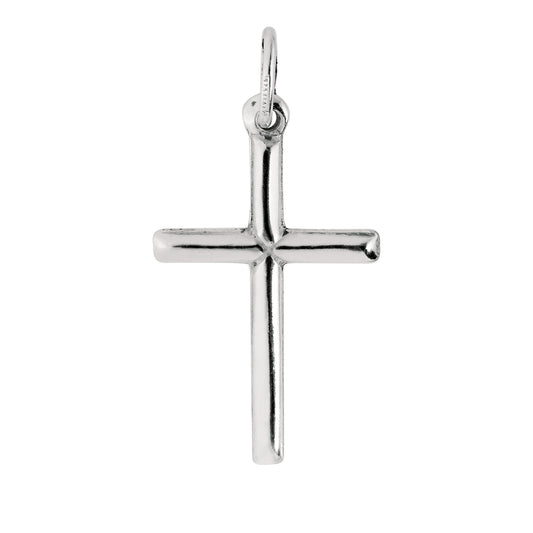 Royal Chain Silver Medium Tube Cross AGMD101