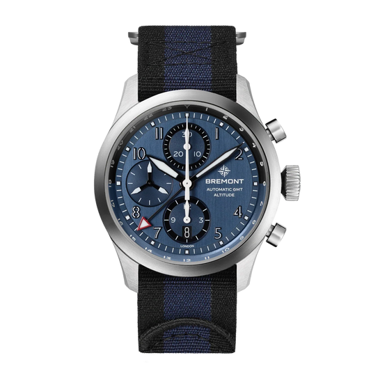 Bremont Altitude 42mm Chronograph GMT Blue Dial Nato Strap ALT42-CHR-G-SS-BL-N-S