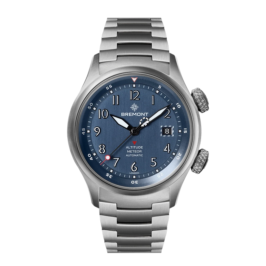 Bremont Altitude MB Meteor Blue Dial Blue Barrel Bracelet ALT42-MT-TI-BLBL-B