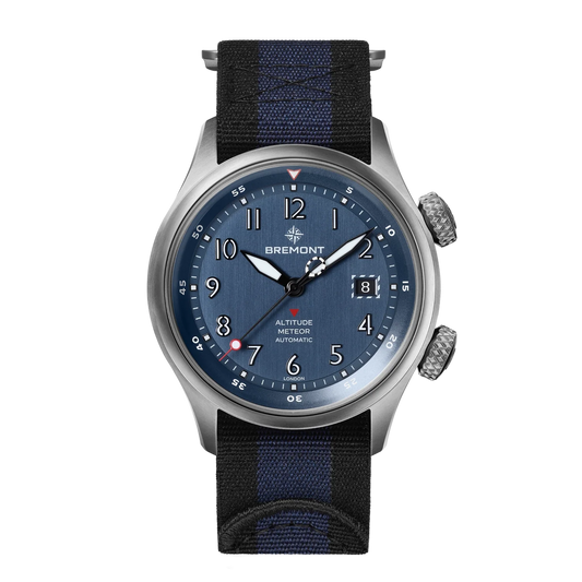 Bremont Altitude MB Meteor Blue Dial Blue Barrel Nato Strap ALT42-MT-TI-BLBL-N-S