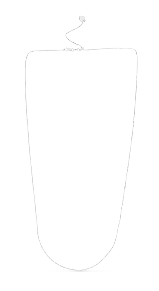 Royal Chain 14K Gold 0.68mm Adjustable Box Chain AWBOX015