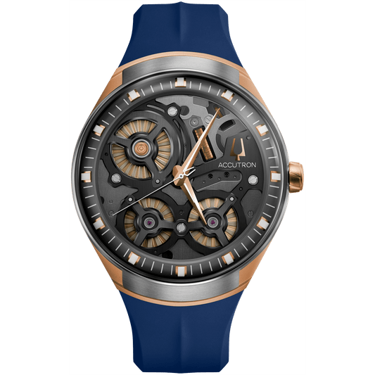 Accutron Stainless Steel Electrostatic Mens Watch 2ES8A002A