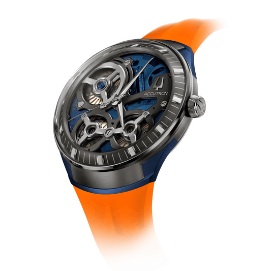 Accutron Stainless Steel Electrostatic Mens Watch 2ES8A004A