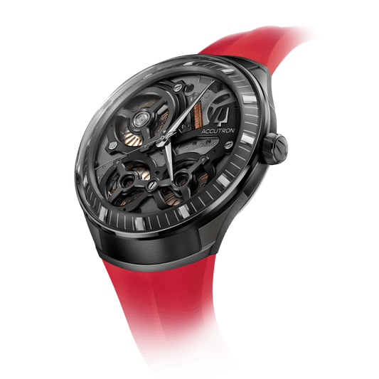 Accutron DNA M BKGRY ST BK Mens Watch 2ES8A003A