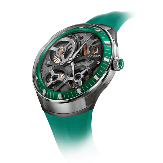 Accutron Stainless Steel Electrostatic Mens Watch 2ES8A001A