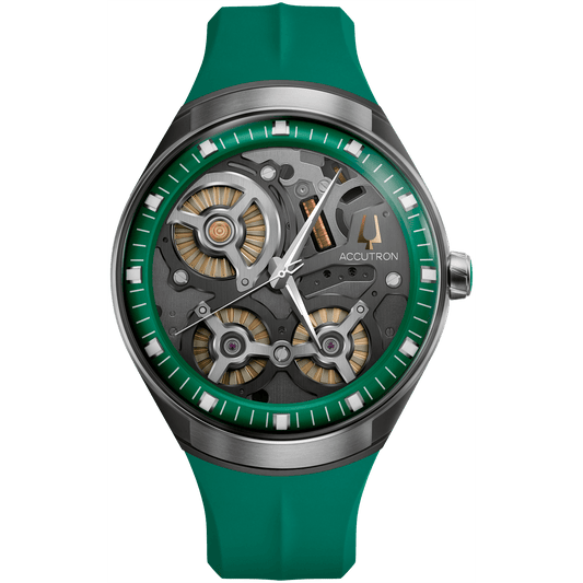 Accutron Stainless Steel Electrostatic Mens Watch 2ES8A001A