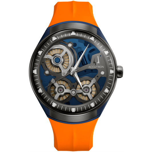 Accutron Stainless Steel Electrostatic Mens Watch 2ES8A004A