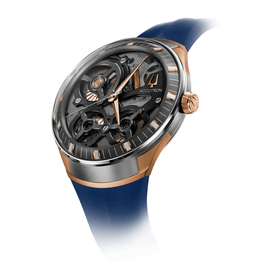 Accutron Stainless Steel Electrostatic Mens Watch 2ES8A002A