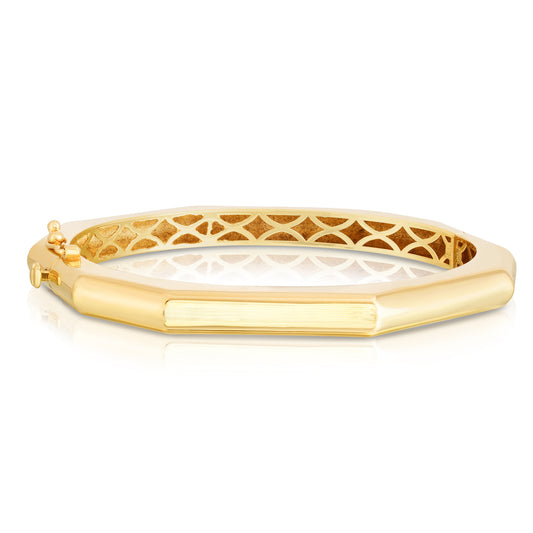 Royal Chain 14K Octagon Edge Bangle BG3479