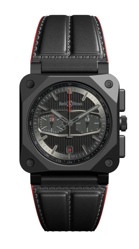 Bell & Ross BR-03 Chrono Blacktrack BR0394-BLC-ST/SCA