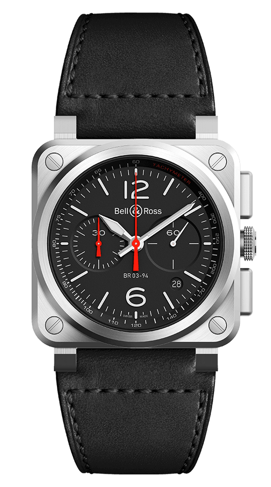 Bell & Ross BR-03 Chrono Black Steel BR0394-RSD-CE/SRB