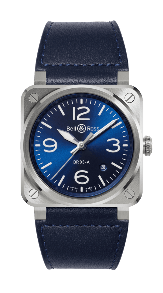 Bell & Ross BR-03 Blue Steel 41 MM BR03A-BL-ST/SRB