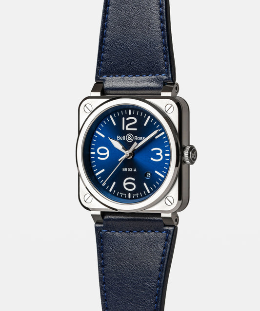 Bell & Ross BR-03 Blue Steel 41 MM BR03A-BL-ST/SRB