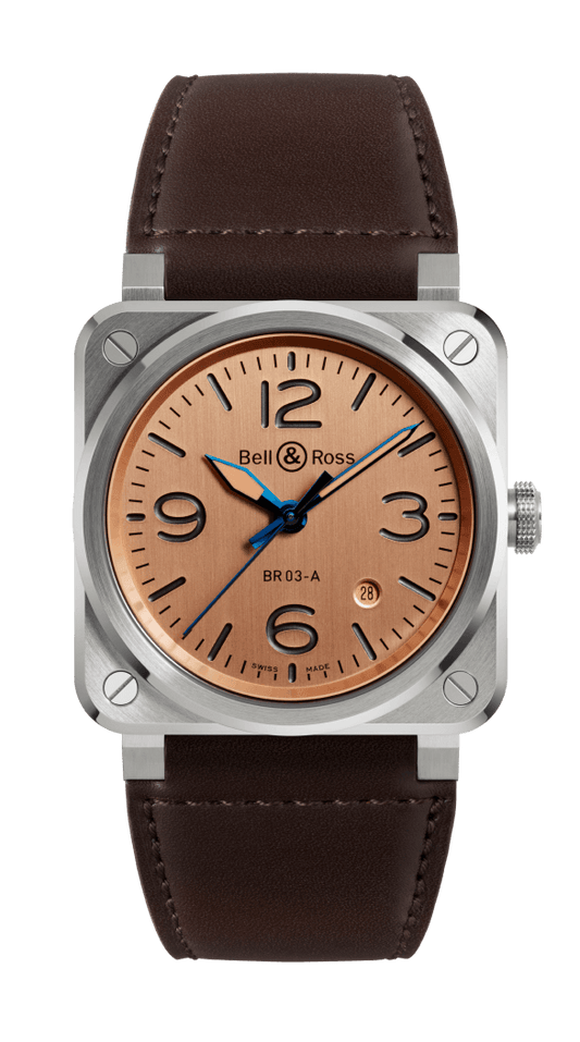 Bell & Ross BR-03 Copper 41 MM BR03A-BLU-ST/SCA