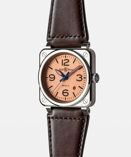 Bell & Ross BR-03 Copper 41 MM BR03A-BLU-ST/SCA