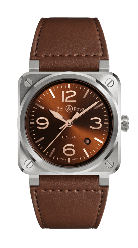 Bell & Ross BR-03 Golden Heritage 41 MM BR03A-GB-ST/SCA