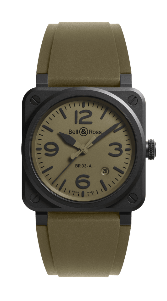 Bell & Ross BR-03 Military Ceramic 41 MM BR03A-PH-CE/SRB