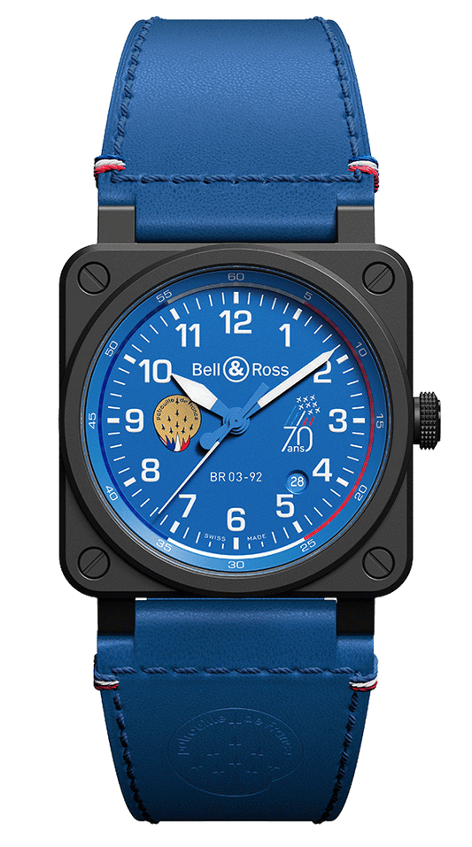 Bell & Ross BR-03 Patrouille de France 70th Anniversary 42 MM BR03A-HER-CE/SCA