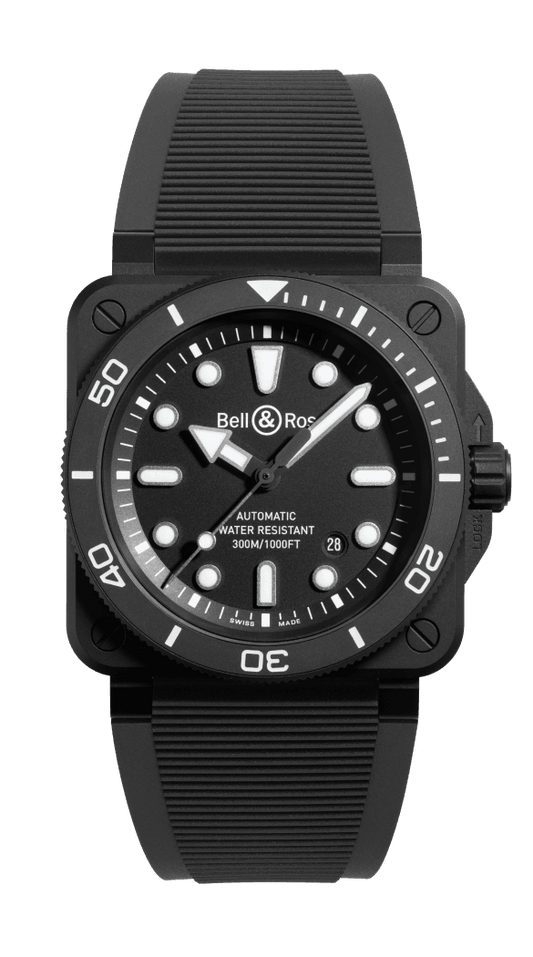 Bell & Ross BR-03 Diver Black Matte Ceramic 42 mm BR03A-WH-STPG/SCA