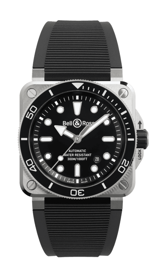 Bell & Ross BR-03 Diver Black Steel 42 mm BR03A-D-BL-CE/SRB