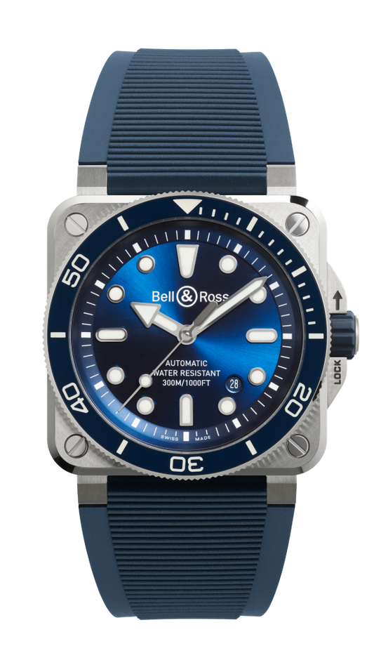 Bell & Ross BR-03 Diver Blue Steel 42 mm BR03A-D-BL-ST/SRB