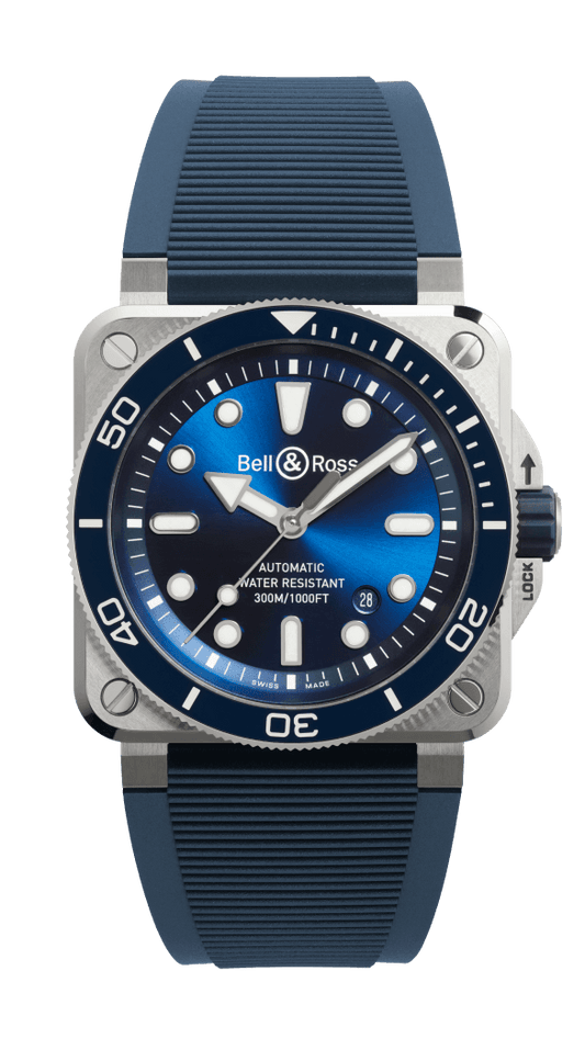 Bell & Ross BR-03 Diver Blue Steel 42 mm BR03A-D-BL-ST/SRB