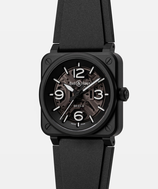 Bell & Ross BR-03 Skeleton Black Ceramic BRX3R-GN-CA/SRB