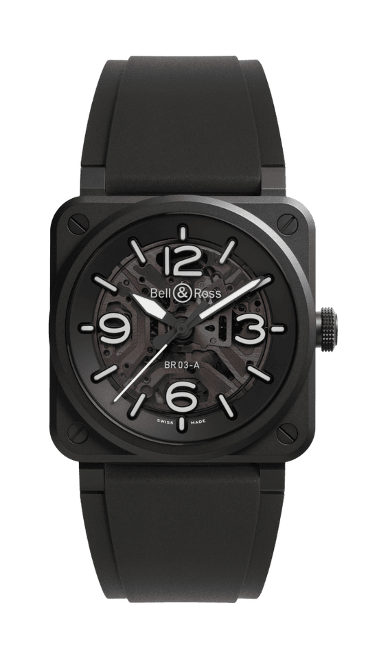 Bell & Ross BR-03 Skeleton Black Ceramic BRX3R-GN-CA/SRB