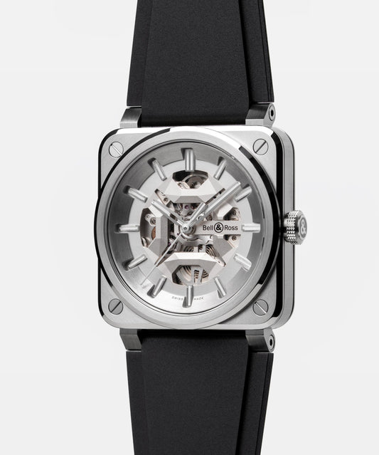 Bell & Ross BR-03 Skeleton Grey Steel BR03A-BL-SKCE/SRB