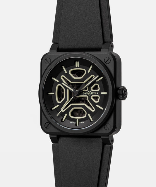 Bell & Ross BR-03 Skeleton Lum Ceramic BR05C-BLU-ST/SST