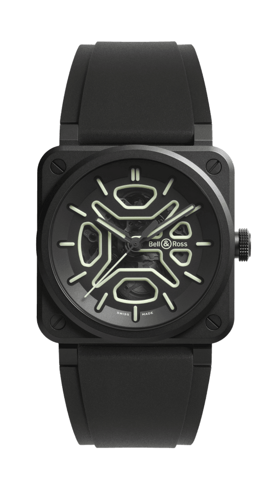 Bell & Ross BR-03 Skeleton Lum Ceramic BR05C-BLU-ST/SST