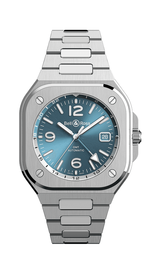 Bell & Ross BR-05 GMT Sky Blue 41 MM BR05G-BL-ST/SRB