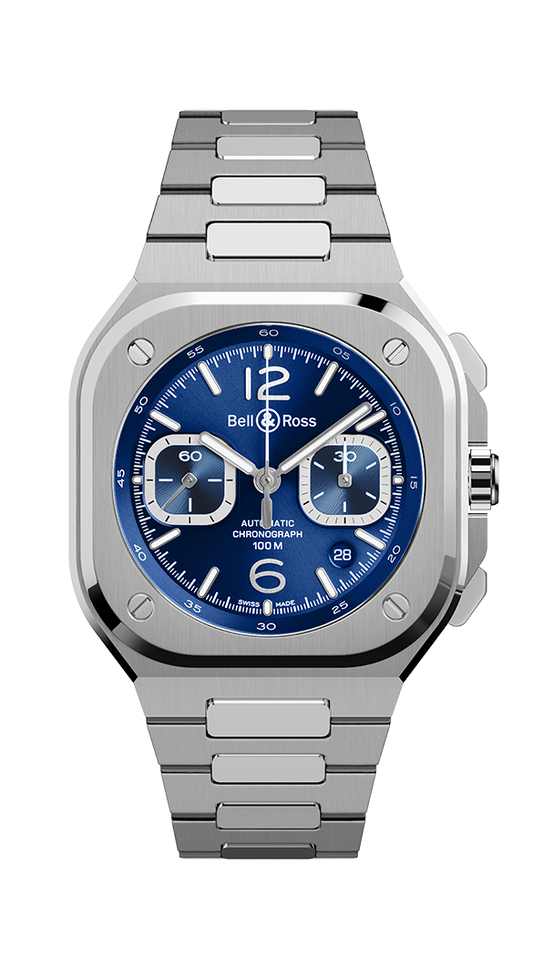 Bell & Ross BR-05 Chrono Blue Steel BR05A-S-MP-ST/SST