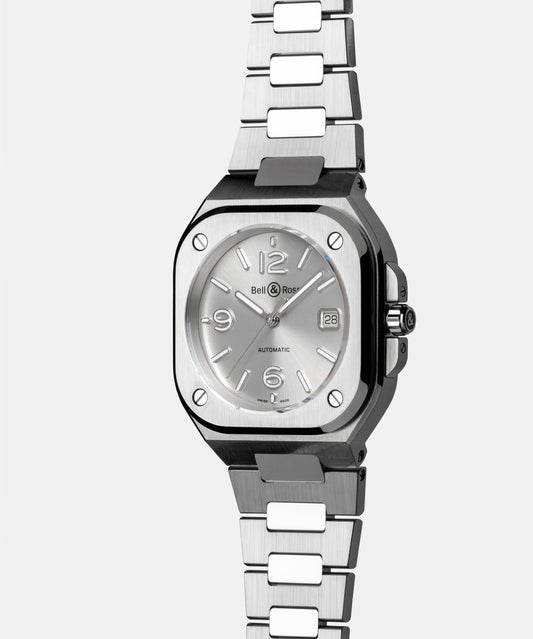 Bell & Ross BR-05 Grey Steel 40 MM BR05A-BLU-ST/SRB