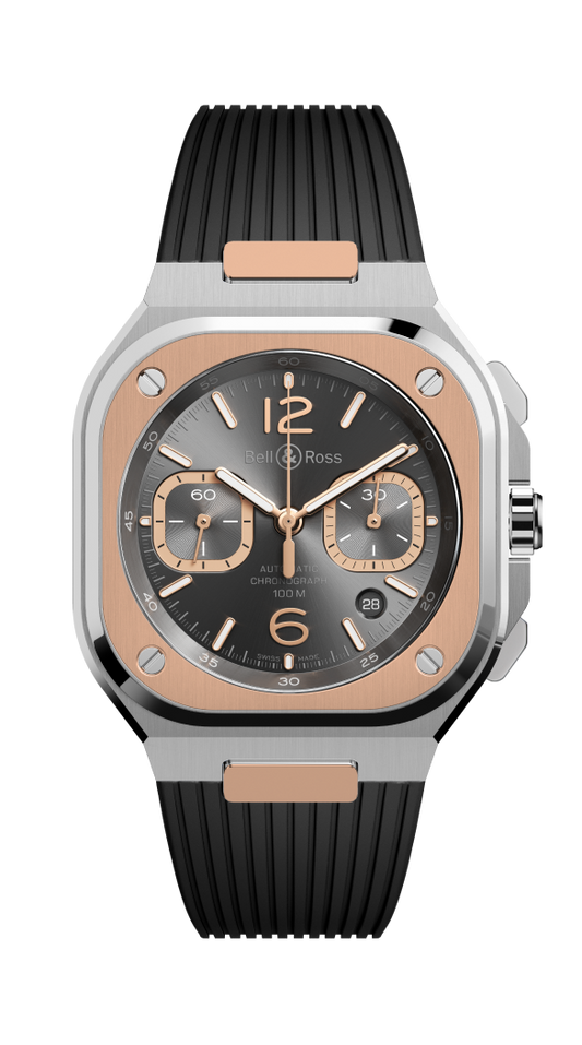 Bell & Ross BR-05 Chrono Grey Steel & Gold 42 MM BR05C-RTH-STPG/SSG