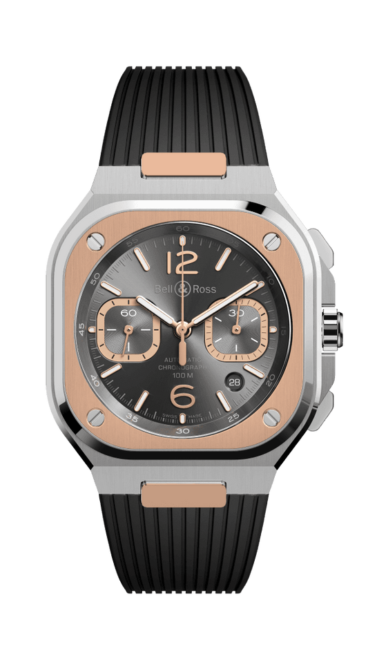 Bell & Ross BR-05 Chrono Grey Steel & Gold 42 MM BR05C-RTH-STPG/SSG