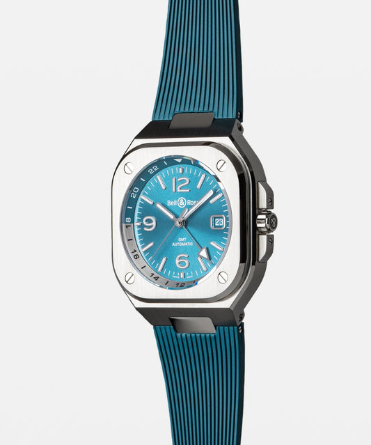 Bell & Ross BR-05 GMT Sky Blue 41 MM BR05G-PB-ST/SST