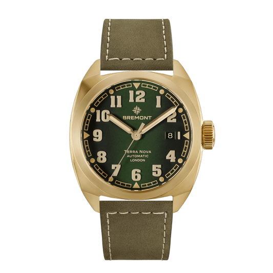 Bremont Terra Nova 40.5 Date Bronze TN40-DT-BZ-GN-L-S