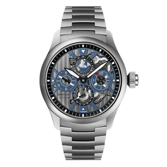 Bremont Altitude Skeletonised Perpetual Calendar GMT ALT42-PER-TI-BLSKL-B