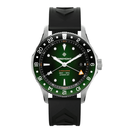 Bremont Supermarine 300M GMT, 'Tundra' Green SM40-GMT-SS-GNBK-R-S