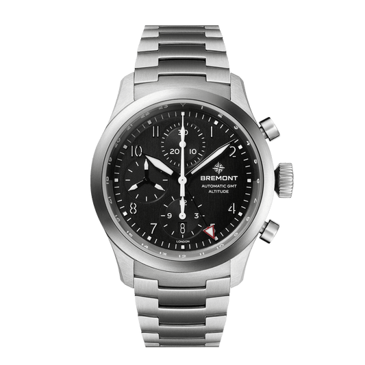 Bremont Altitude Chronograph GMT ALT42-CHR-G-SS-BK-B