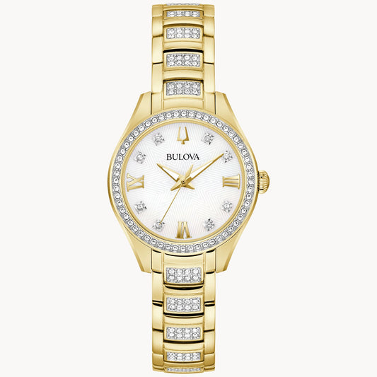 Bulova Crystal Watch 98L306