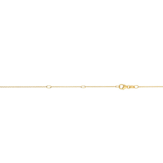 Royal Chain 14K Gold .85mm Double Extendable Cable Chain EERF023
