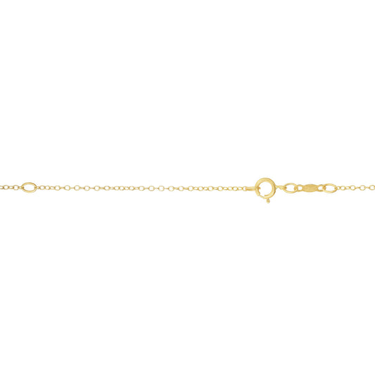 Royal Chain 14K Gold 1.3mm Extendable Chain EN2407
