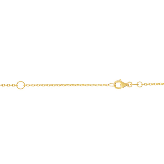 Royal Chain 14K Gold 1.2mm Extendable Chain ERF030