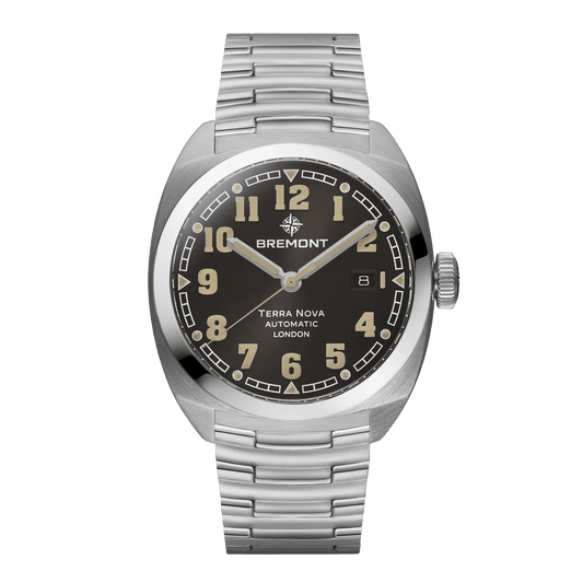 Bremont Terra Nova 40.5 Date TN40-DT-SS-BK-B