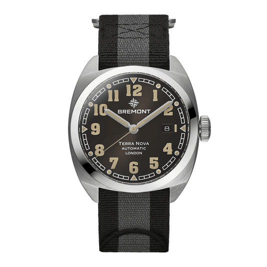 Bremont Terra Nova 40.5 Date TN40-DT-SS-BK-N-S